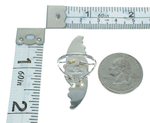 Southwest Silver Jewelry Leaf Ring Size 7-1/4 YX82959